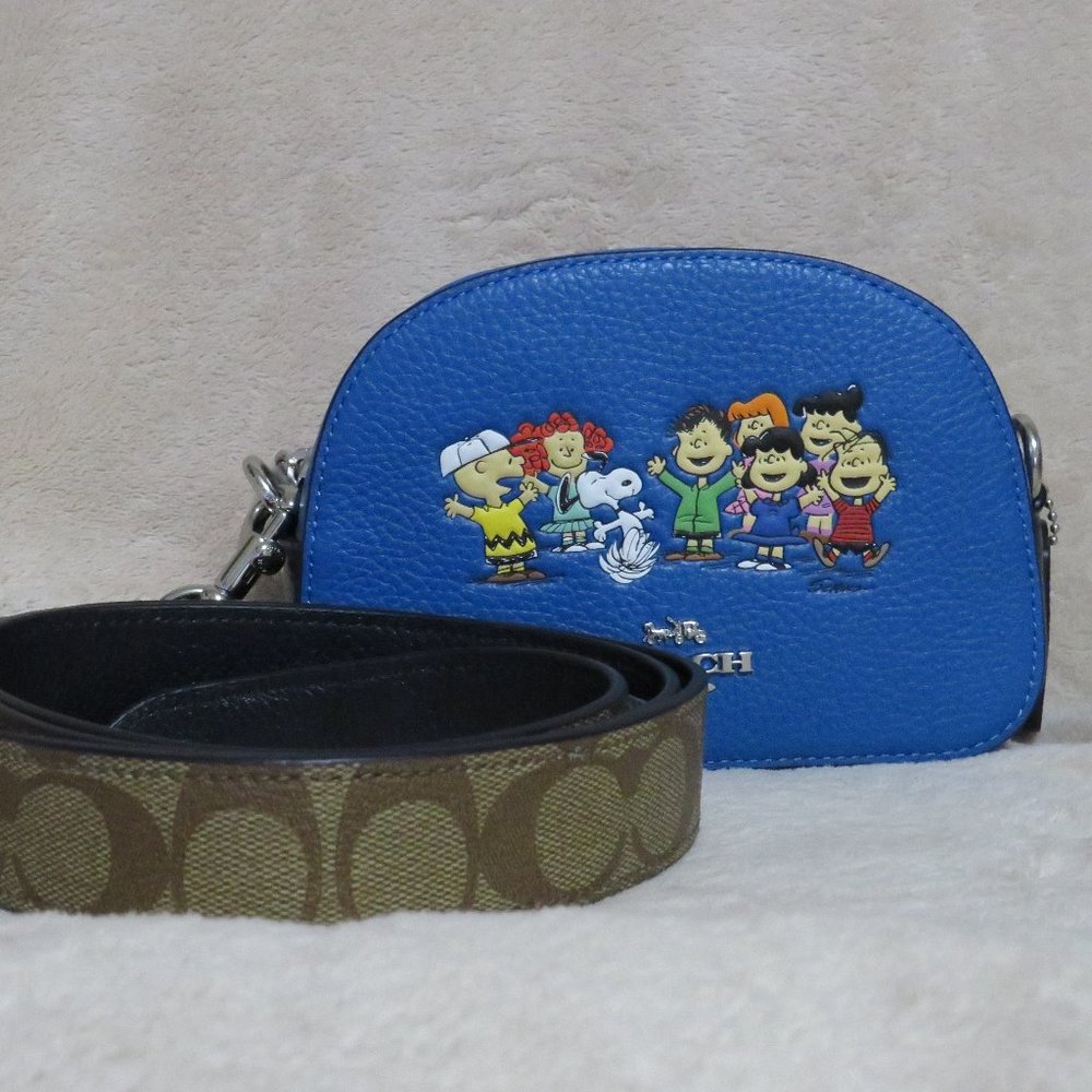 Coach X Peanuts Snoopy Mini Serena Crossbody